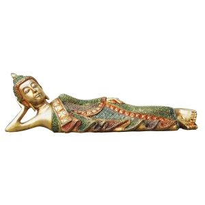Brass Showpiece Sleeping Buddha Statue decorative home decor