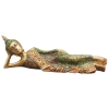 Brass Sleeping Buddha Statue - 13 Inch height