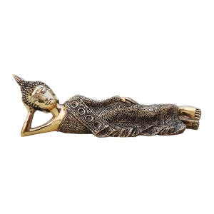 Brass Showpiece Sleeping Buddha Statue - decorative brass item
