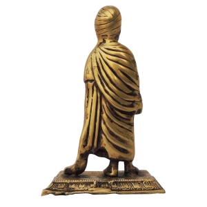 Brass Vivekanand Ji God Idol Statue - 5.2 x 3 x 8.5 Inch