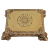 Brass Chowki for God Idol - brass material