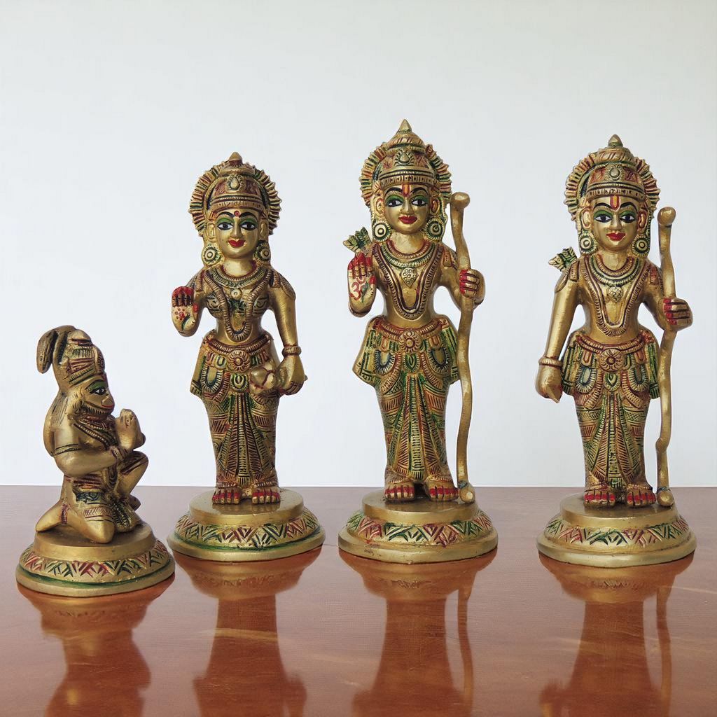 Brass Showpiece Ram Darbar God Idol Statue decorative item
