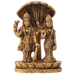 Brass Showpiece Vishnu Laxmi Ji God Idol Statue decorative