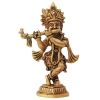 Brass showpiece Krishna Idol Statue - 2.5*1.5*4.5 Inches (BS1393 K)