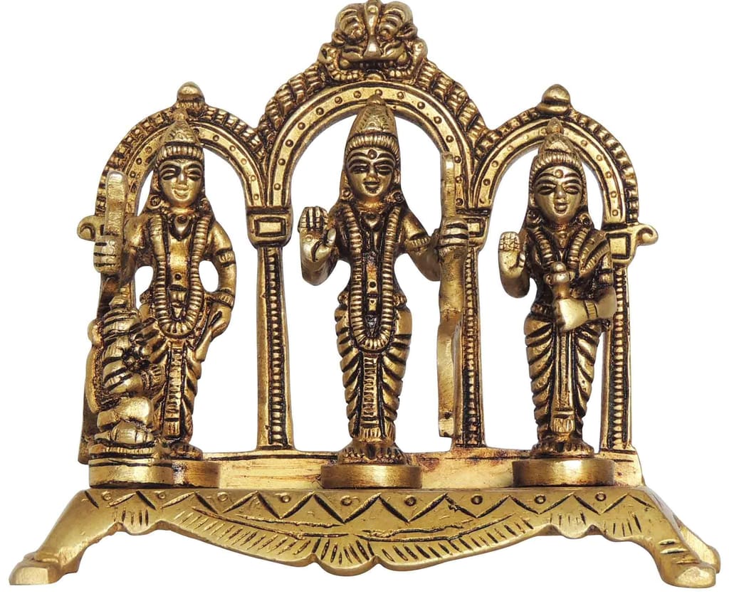 Brass Showpiece Ram Darbar God Idol Statue decorative