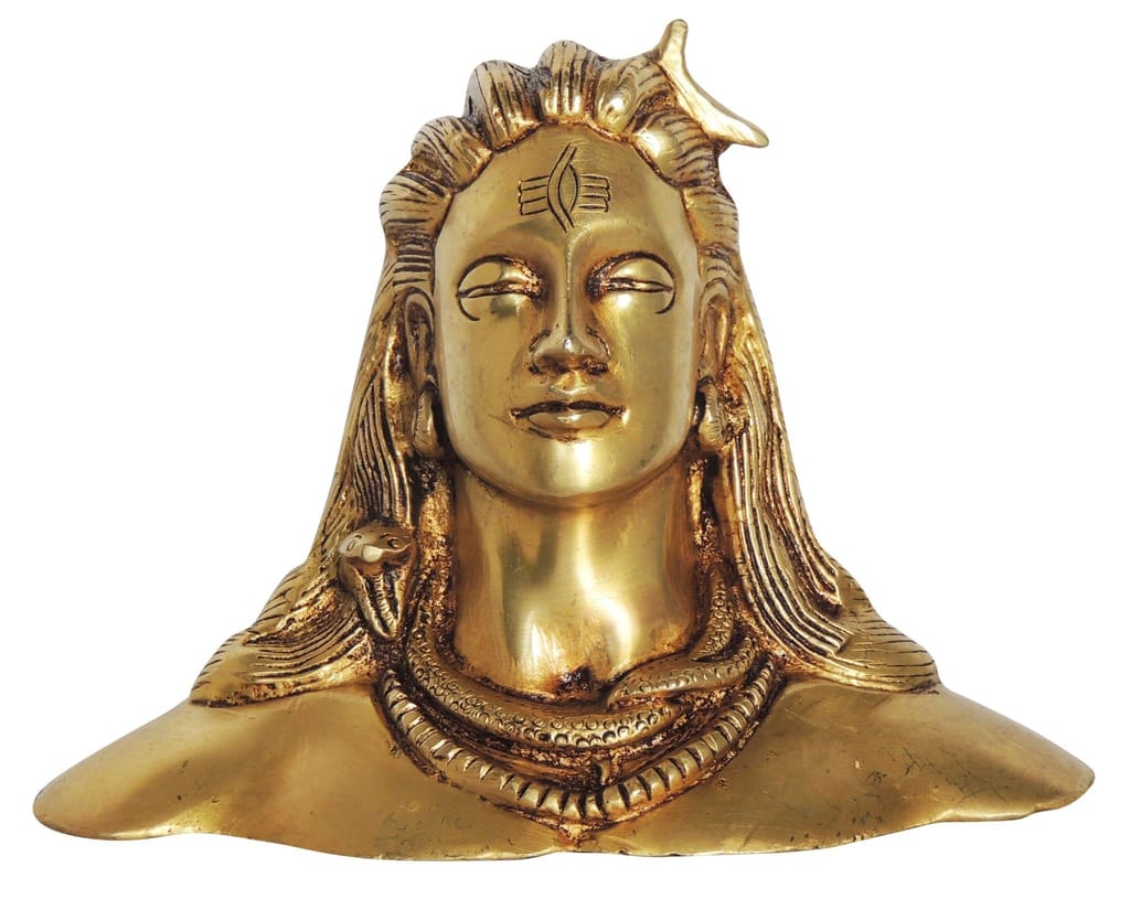 Brass Showpiece Aadiyogi God Idol Statue - decorative statue