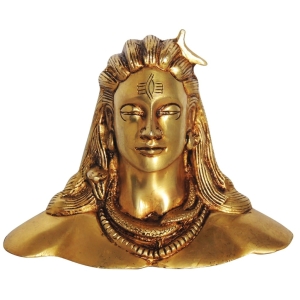 Brass Showpiece Aadiyogi God Idol Statue - decorative statue