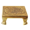 Brass Showpiece Chowki Statue - decorative brass item