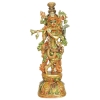 Brass Showpiece Krishna Ji God Idol Statue - 4.5*3.2*12.5 Inch (BS1409 K)