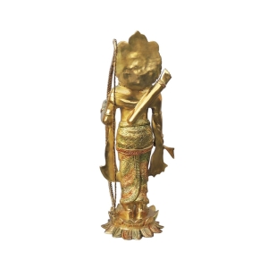 Brass Laxman Ji Idol Statue - 10.5 x 9.2 x 29 Inches, 20.7 Kg