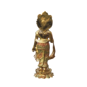 Brass Seeta Ji Idol Statue - 9.5 x 9.2 x 29 Inch, 18 Kg Brass Material