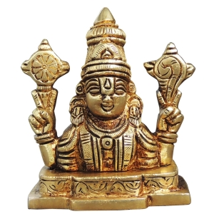 Brass Showpiece Tirupati Balaji God Idol Statue 3.2 Inch
