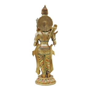 Brass Laxman Ji Idol Statue 5.5 x 5.5 x 19 Inches 6.6 Kg Brass Material