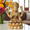 Brass Showpiece Laxmi Ji God Idol Statue - 3*2*4 Inch (BS1426 L)