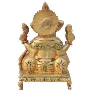 Brass Showpiece Ganesh Ji God Idol Statue - 5.5*5*8.2 Inch (BS1431 C)