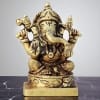 Brass Showpiece Ganesh Ji Statue - 2*1.5*3 Inch (BS1453 G)