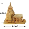 Brass Showpiece Kedarnath Mandir Model Temple - brass decor