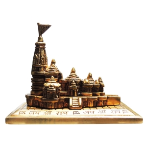 Brass Showpiece Ayodhya Ram Mandir, Temple - 5*4*4 Inch (BS1466 B)