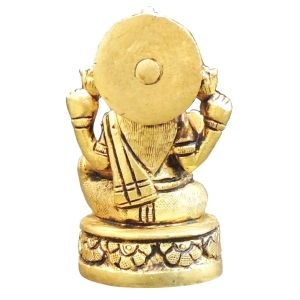 Brass Showpiece Laxmi Ji God Idol Statue - 2*1.6*3 Inch (BS1467 L)