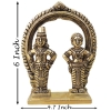 Brass Showpiece Rukmini Vitthal God Idol Statue decorative