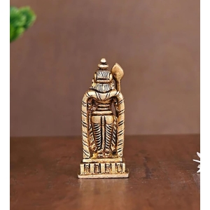 Brass Kartikeya God Idol Statue - 1.5 x 1 x 3.2 Inch, 0.18 KG