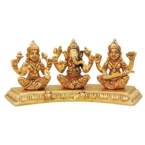 Brass Showpiece LGS God Idol Statue - 8.2*2.2*3.5 Inch (BS1485 C)