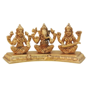 Brass Showpiece LGS God Idol Statue - 8.2*2.2*3.5 Inch (BS1485 C)