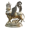 Brass Showpiece Kamdhenu Cow Statue - decorative brass item