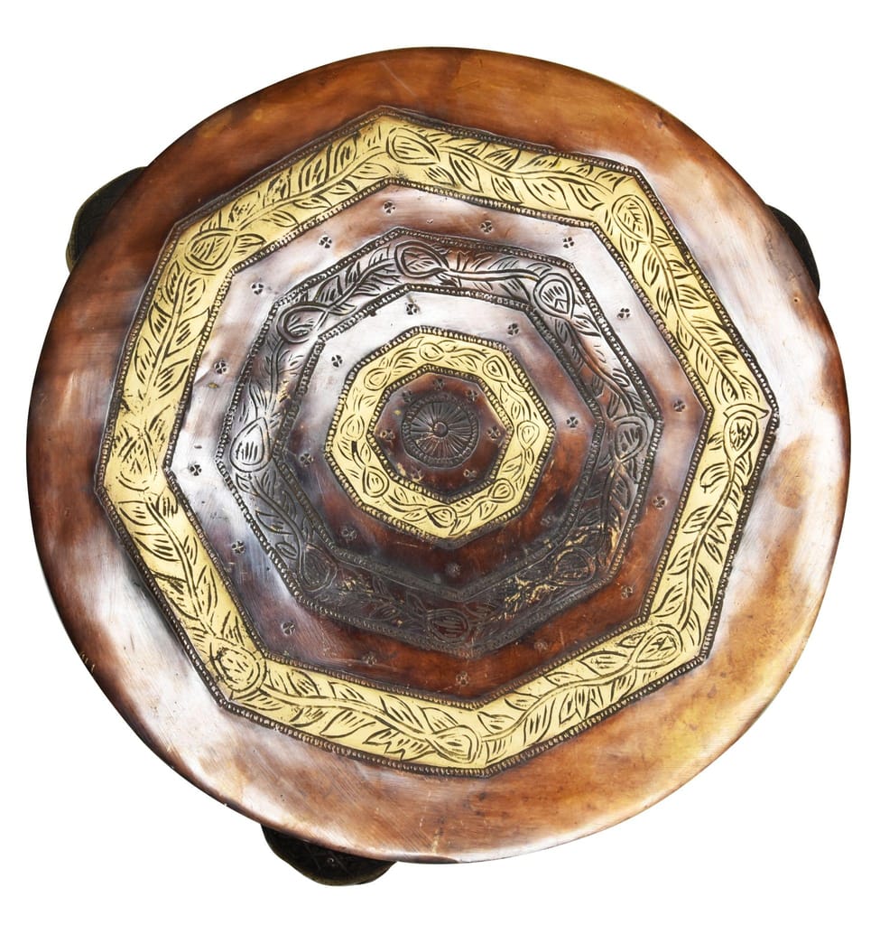 Brass Showpiece Brass Stool Statue - Chowki Stool