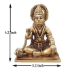 Brass Showpiece Hanuman Ji Statue Idol decorative item