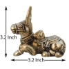 Brass Showpiece Nandi God Idol Statue - decorative home accent