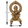 Brass Showpiece Saraswati Ji Idol Statue - brass material