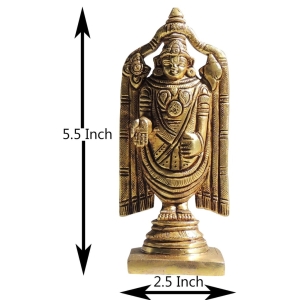Brass Showpiece Tirupati Bala Ji God Idol Statue 2.5 Inch