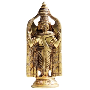 Brass Tirupati Bala Ji God Idol Statue - 3.2 x 2.5 x 8 Inch