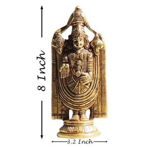 Brass Showpiece Tirupati Bala Ji God Idol Statue 8 Inch