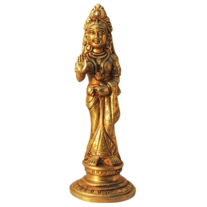 Brass Showpiece Radha Ji God Idol Statue - 3*3*9 Inch (BS1574 R)