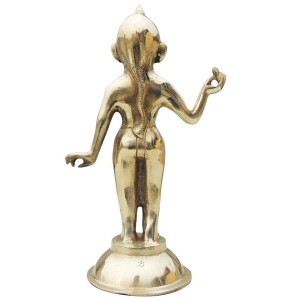 Brass Showpiece Radha Ji Jugal Jodi Statue - 4.5*4.5*11.5 Inch (BS1584 R)