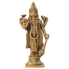 Brass Showpiece Vishnu Ji God Idol Statue, brass material