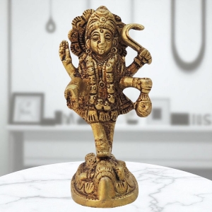 Brass Showpiece Kali Maa God Idol Statue, decorative statue