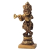 Brass Showpiece Krishna God Idol Statue - 1.5*1*3 Inch (BS1611 K)