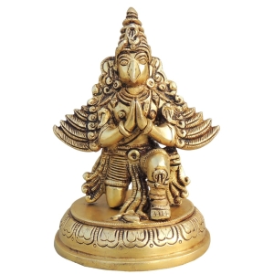 Brass Showpiece Garun Dev God Idol Statue decorative item