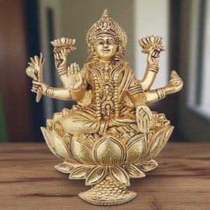 Brass Showpiece Laxmi JiGod Idol Statue - 9.5*2.5*12 Inch (BS1642 L)
