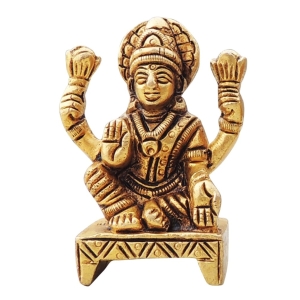 Brass Showpiece Laxmi JiGod Idol Statue - 2*1*2.5 Inch (BS1644 L)