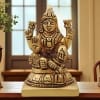 Brass Showpiece Laxmi Round Base  God Idol Statue - 2*1.6*3.2 Inch (BS1645 L)