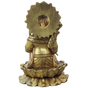 Brass Showpiece Ramlala God Idol Statue - 6*6.5*9 Inch (BS1682 G)