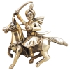 Brass Showpiece Maharani Laxmi Bai Statue decorative item