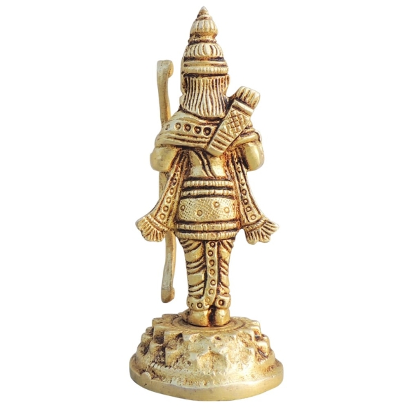 Brass Showpiece Ram Ji God Idol Statue - 1.7*1.7*4.2 Inch (BS1709 E) - Image 2