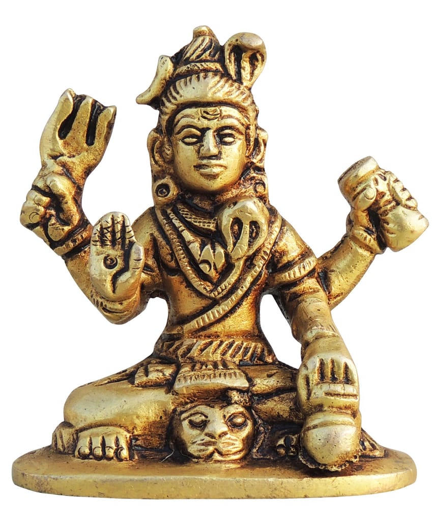 Brass Showpiece Shiv ji Idol Statue in brass