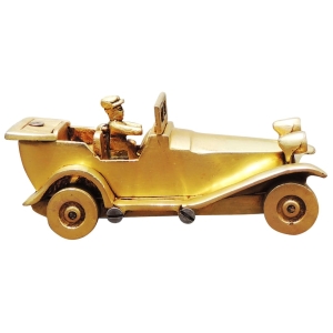Brass Showpiece Car Statue - decorative home accent