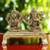 Brass Showpiece Laxmi Ganesh God Idol Statue - 3.5*2*3 Inch (BS1726 C)